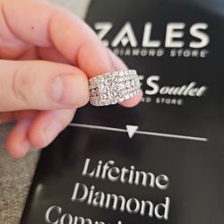 Zales Lab Created Ring 4 CT
