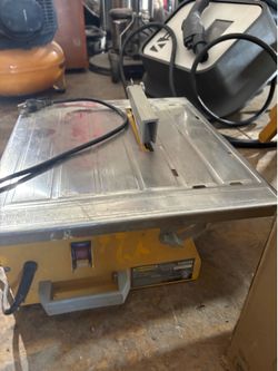 WorkForce THD550 Corded Electric Tile Saw for Tile, Yellow/Silver/Gray