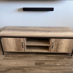 Jackman industrial wood TV stand 