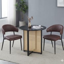 Brand New Rattan Table And 2 Chairs 