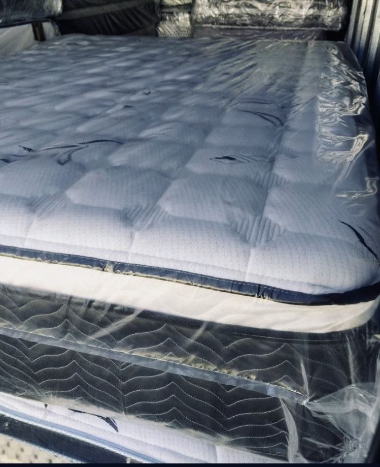 Brand New KING 14” inches thick PILLOW TOP just the MATTRESS Free Delivery All Sizes Available todos los tamanos disposables