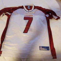 Arizona Cardinals Matt Leinart #7 White Red Jersey XL