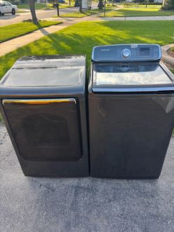 Samsung washer and electric dryer set