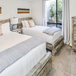 Queen Storage Bed - No Mattress 