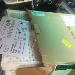 Brand New Case Of Plastic Arts And Craft Shoeboxes Only $30 Firm