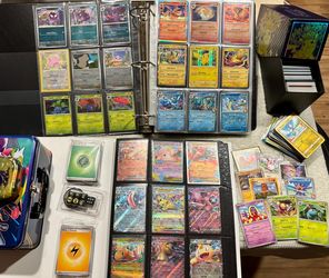 Huge Pokemon Card Collection: 1,200+ Cards, 200 Ultra Rares, 500 Holos, Collector Box, Tins, Binders