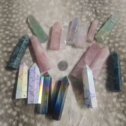 Crystal Tower Point Collection – Mixed Stones