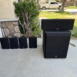 Yamaha Speakers And Sub