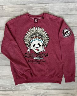 LARGE RED “LRG” CREWNECK SWEATSHIRT