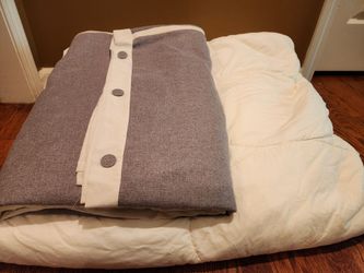 ☄️FREE Offer~Read Post☄️Queen Duvet Cover/Blanket Bedding w/ BONUS Comforter~Boho Eclectic Contemporary Modern Minimalist Midcentury Art Deco Styles