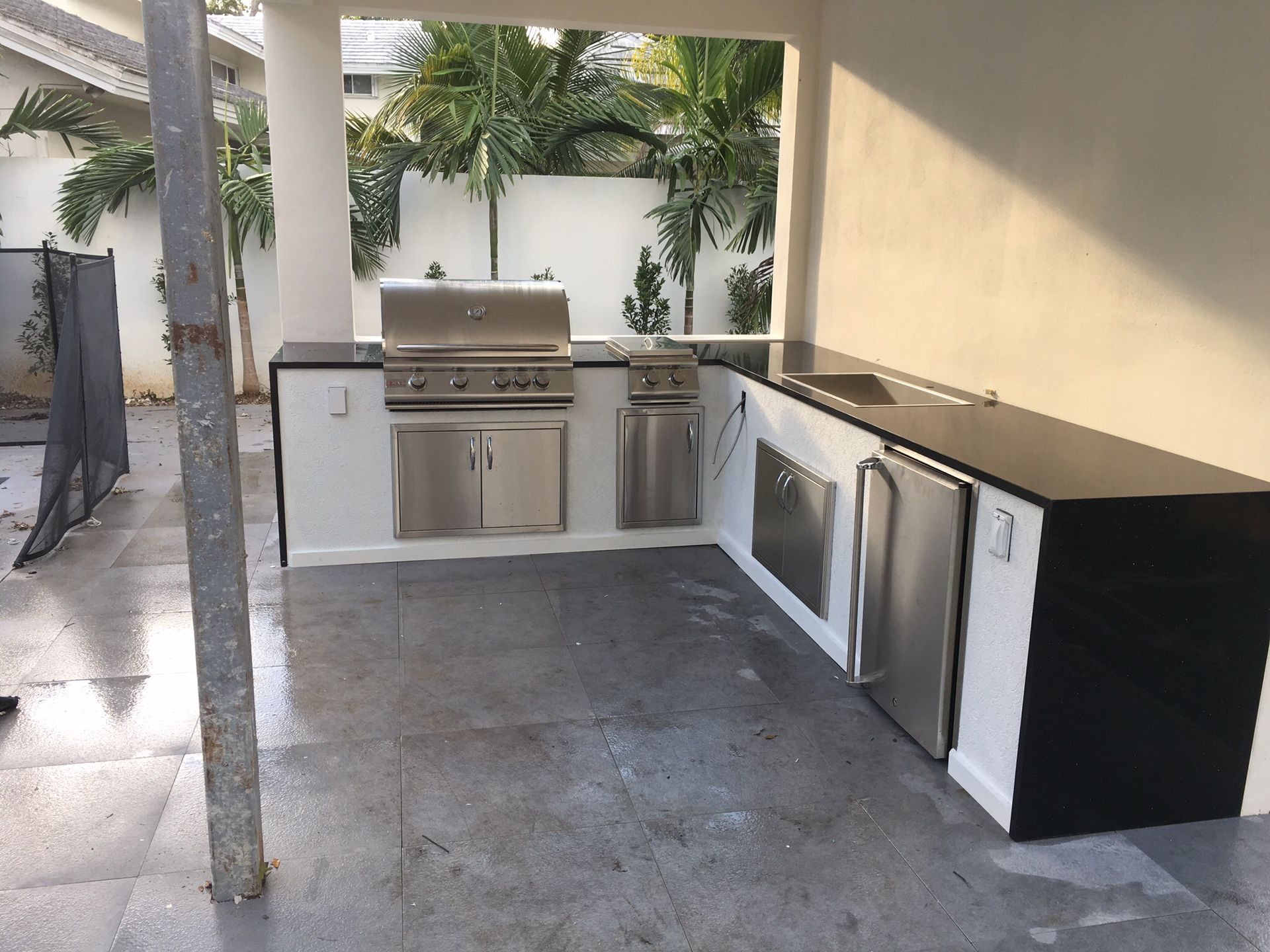 Outdoor kitchen Bbq