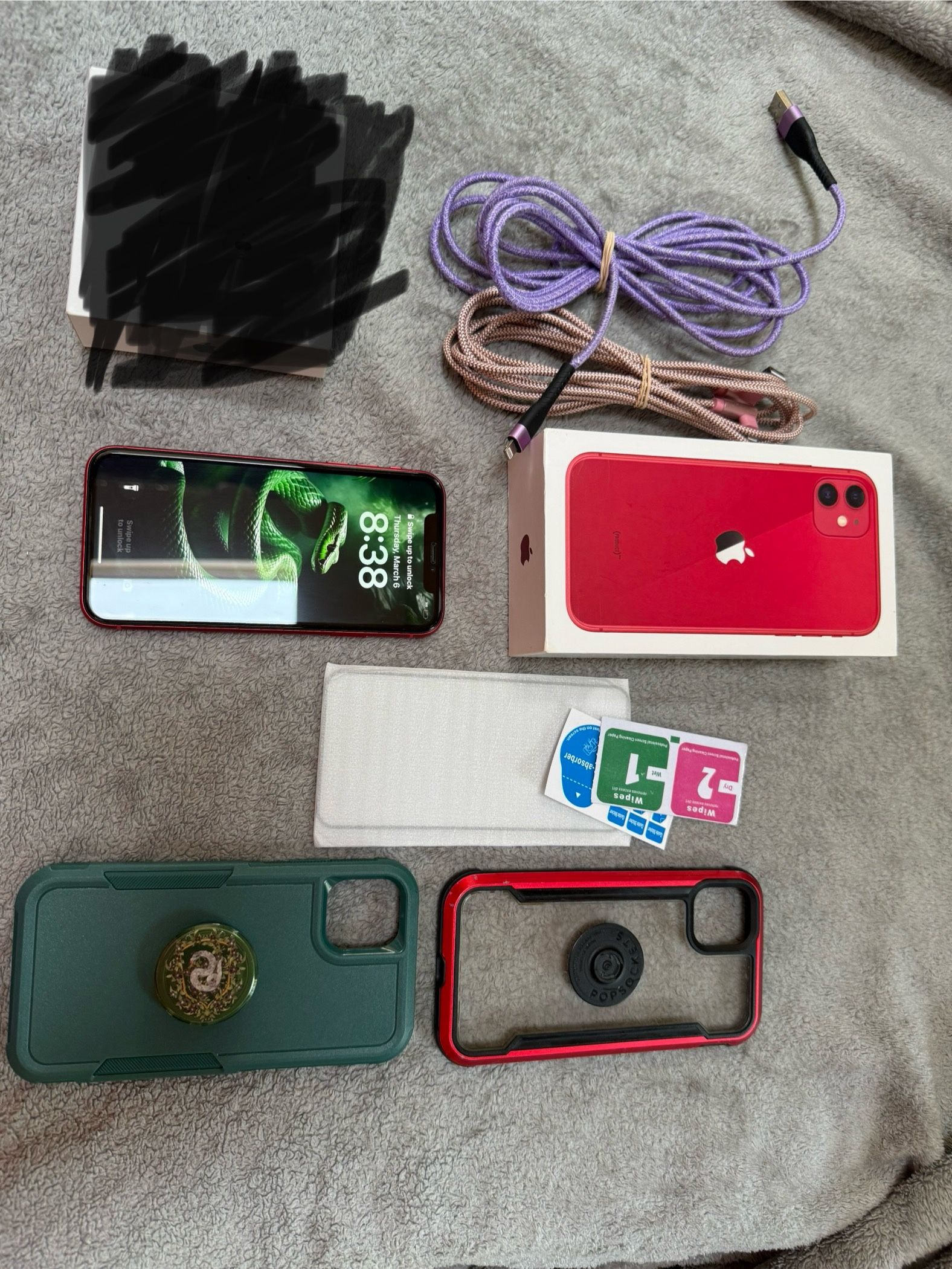 128gb iPhone 11 And Accessories