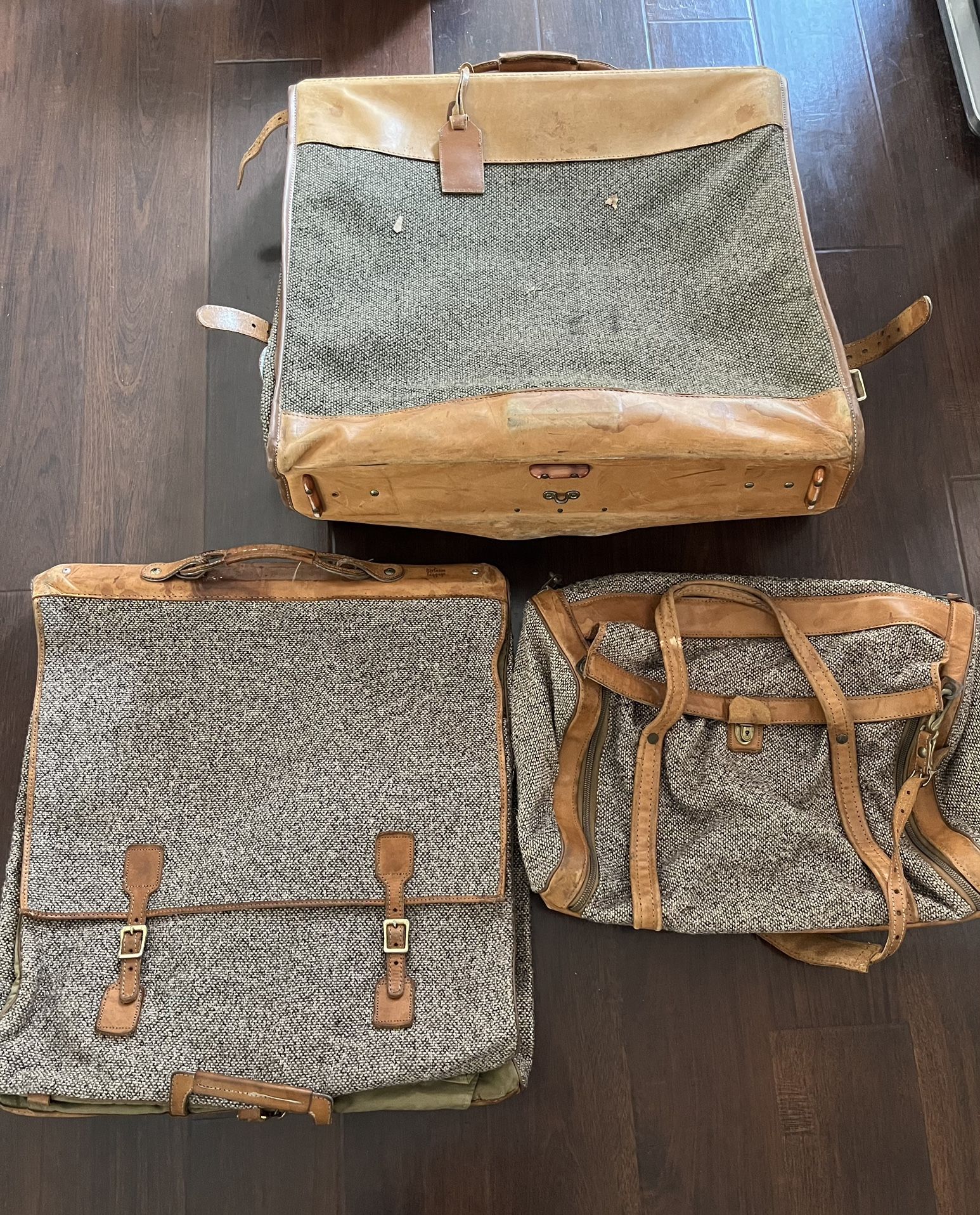 Hartman Luggage Tweed Travel Suitcase Bag 3-Piece Set 