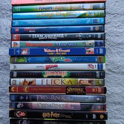 Animation and Kids DVDs $2 ea or 2/$3 (10 sold)