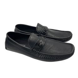 Guess Marjan black faux leather slip-on loafers men’s Size 8.5M