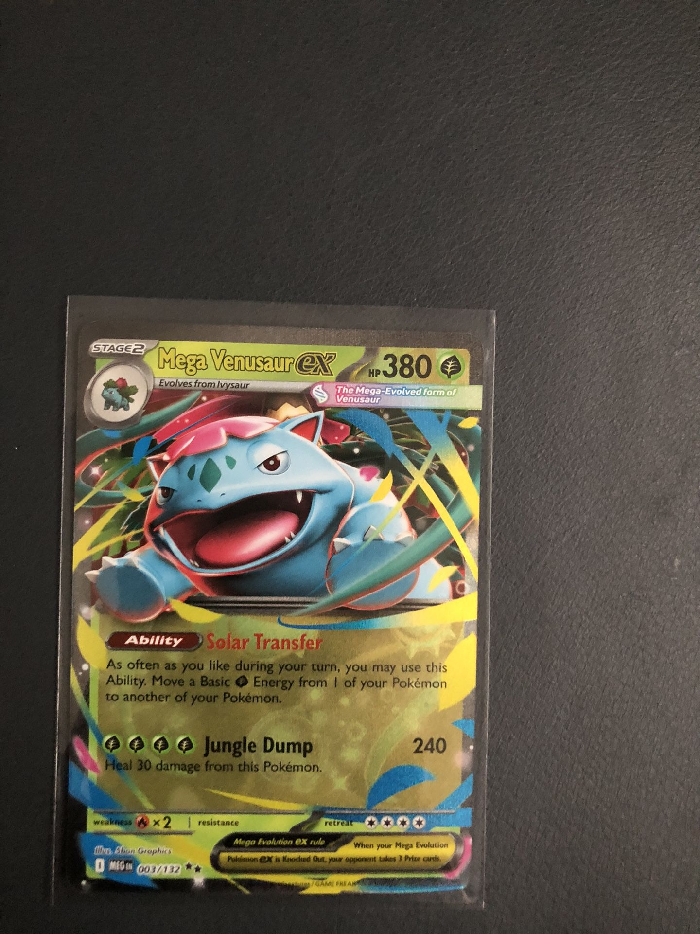 Mega Venusaur Ex-Pokémon Card