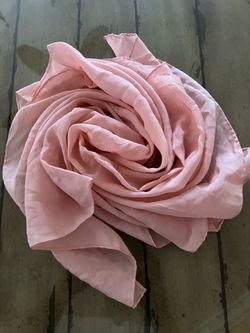 Light Pink Chiffon Scarf Wrap