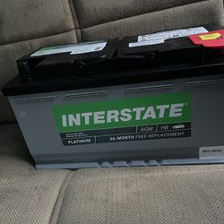 Brand New Never Used Interstate Battery