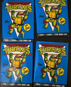 Collection of Ninja Turtle Cards