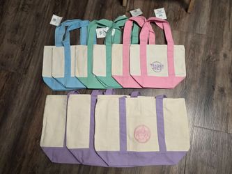 Trader Joe’s Pastel Canvas Tote Bag