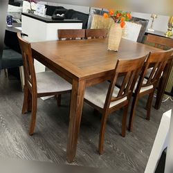 Modern 7 pc dining table set