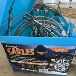 SNOW TIRE CABLES -BRAND NEW!