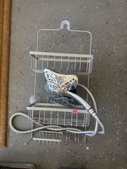 Shower Caddy + Shower Head