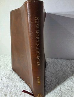 New Morning Mercies A Daily Gospel Devotional Tripp Faux Leather Cover Trutone