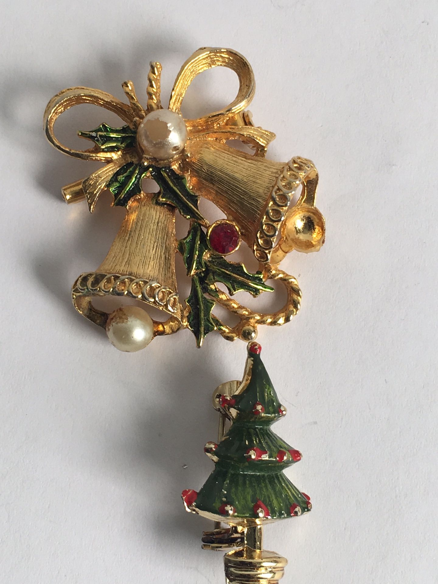 Christmas holiday brooch $5 for both