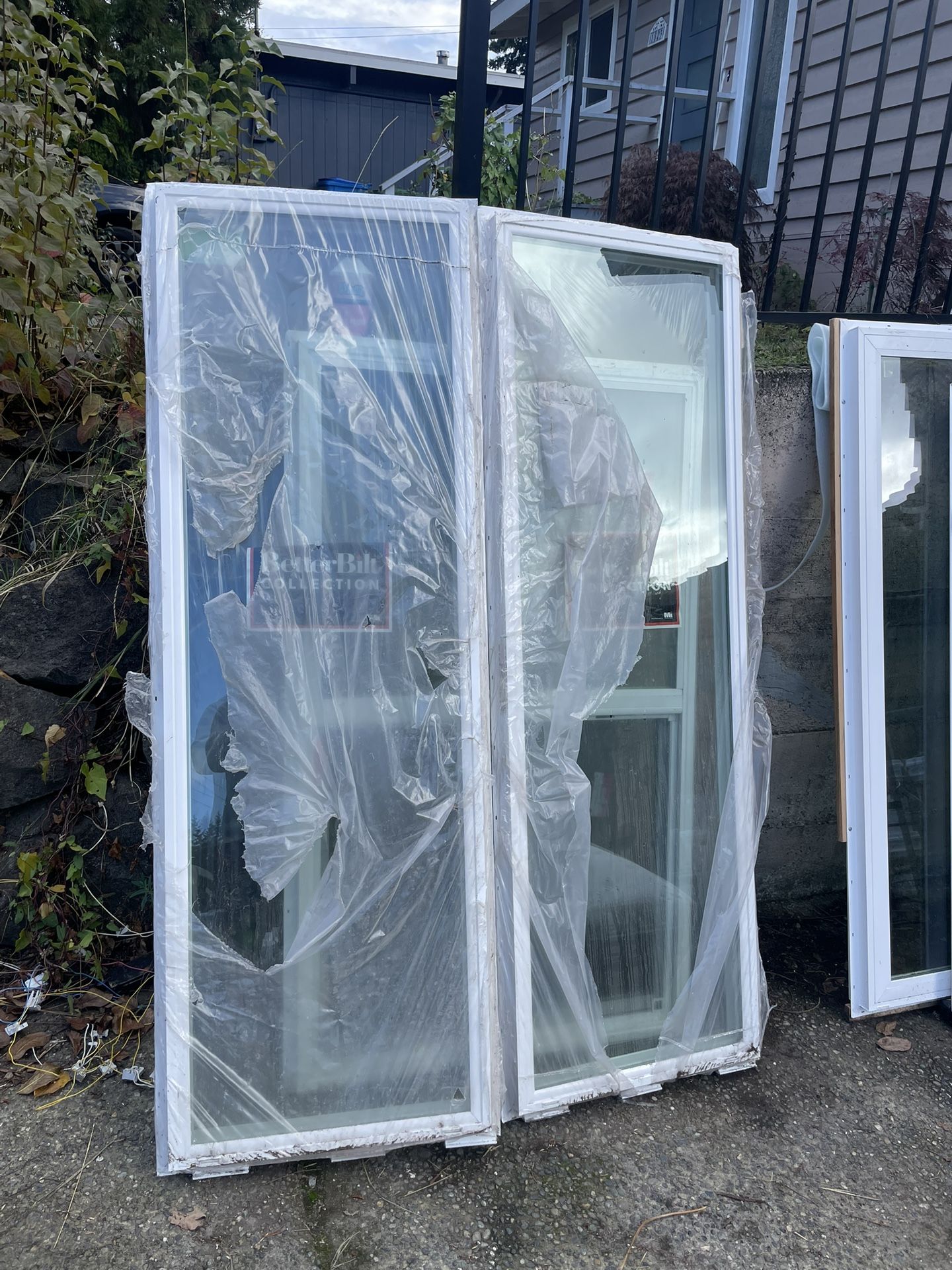 Set of Tall Fixed Picture Windows 23.5 X 71.5