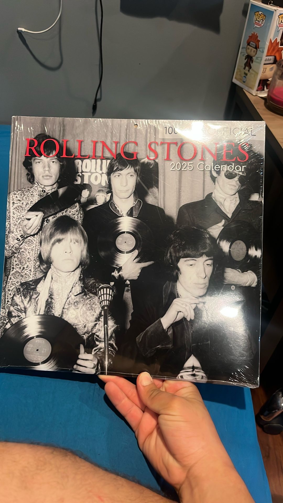 🎸 Rolling Stones 2025 Calendar - 100% Unofficial - Sealed Vintage Rock Collectible 🖤