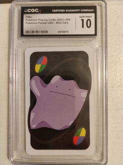 CGC  graded 10 ditto Pokemon uno vard