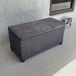 Free Fabric Storage Ottoman
