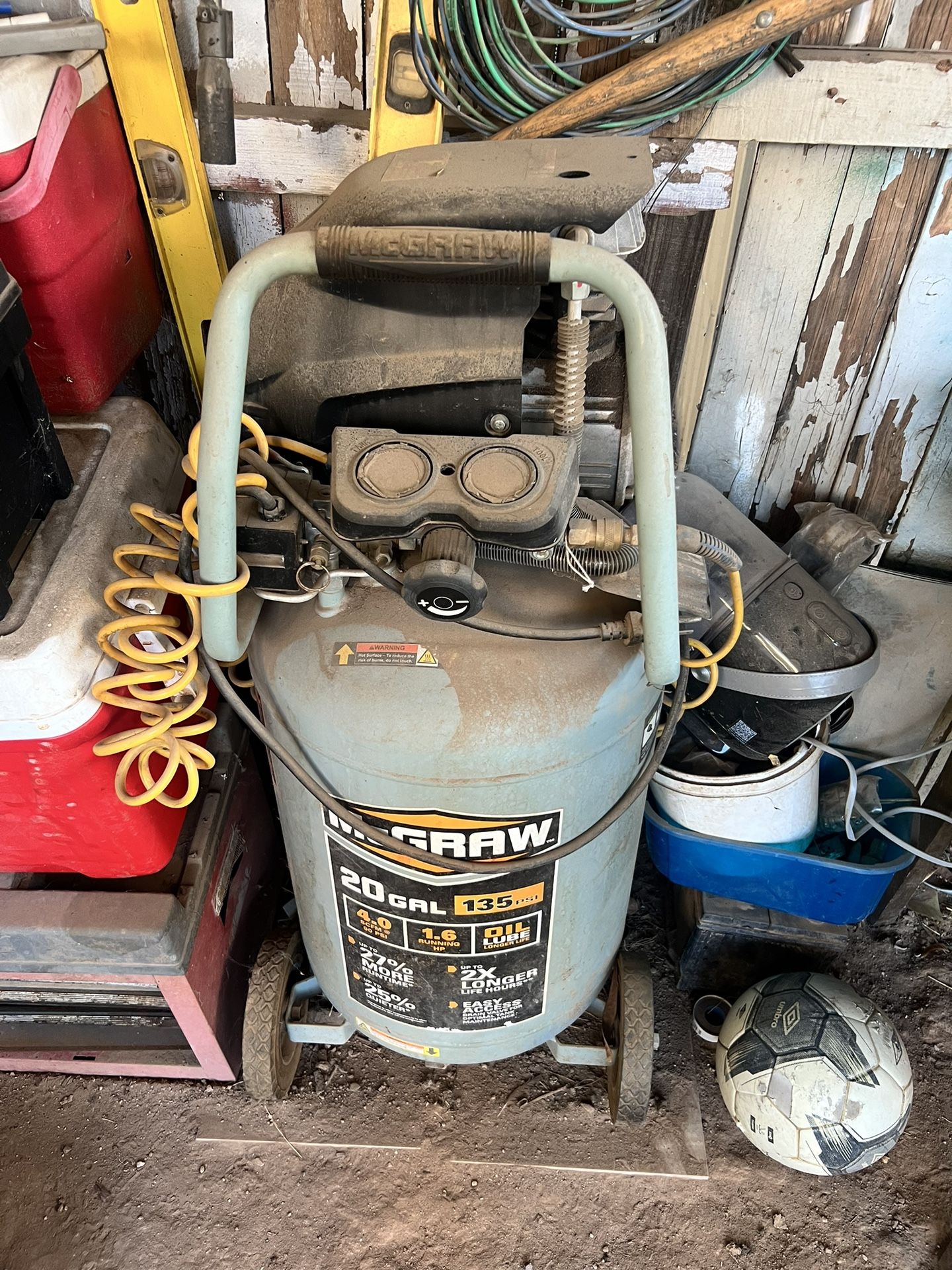 McGraw 20 Gallon Compressor 150$