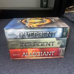 DIVERGENT SERIES By Veronica Roth (3 Books Hardcover)
