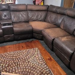 Brown Sectional Couch