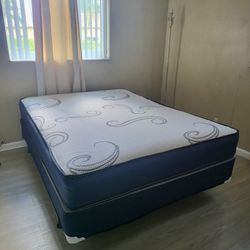 NEW FULL-SIZE MATTRESS AND BOX SPRING