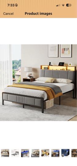 Queen bed frame