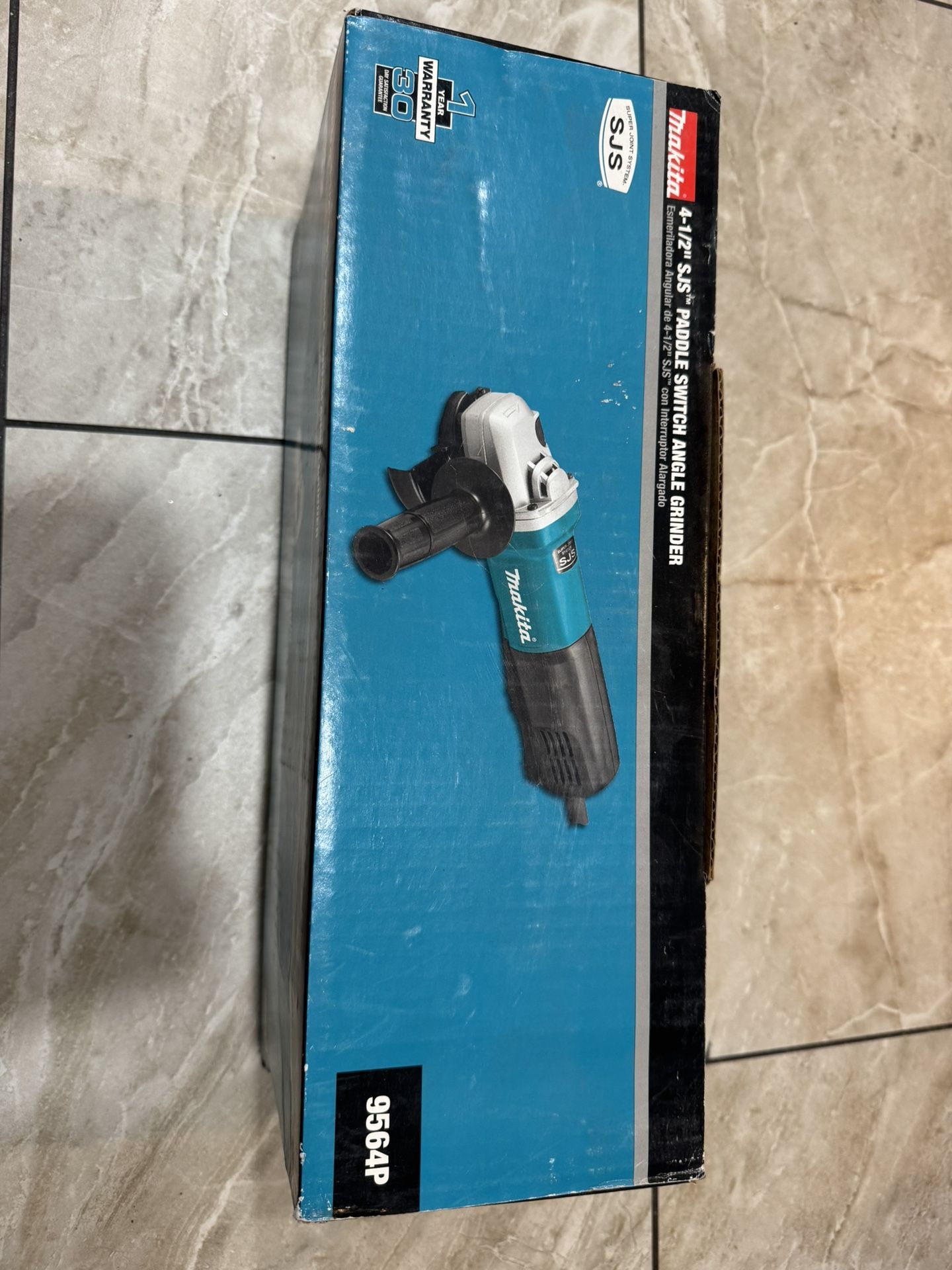 4-1/2” SJS Paddle Switch Angle Grinder