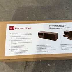 Desk- Convertible Wall-mounted - Brand New In Box
