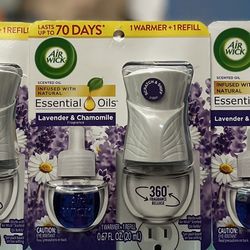 Airwick plug starter 3pks