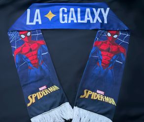 LA Galaxy Spiderman RARE Scarf sports collectible