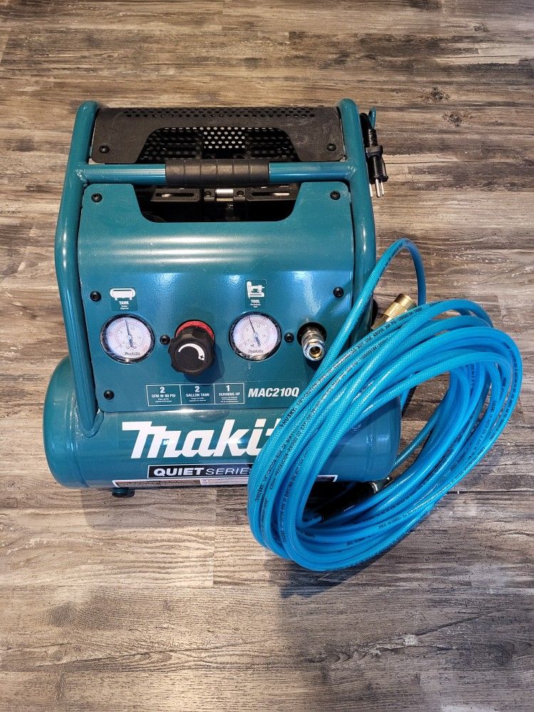 Makita Compressor MAC210Q Quiet Series 1HP 2 Gallon 60 db