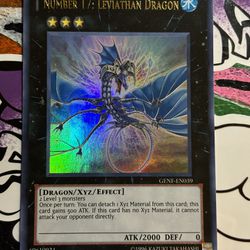 Number 17: Leviathan Dragon (Ghost Rare) - Generation Force (GENF) 