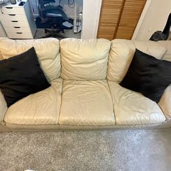 Leather Sofa Set