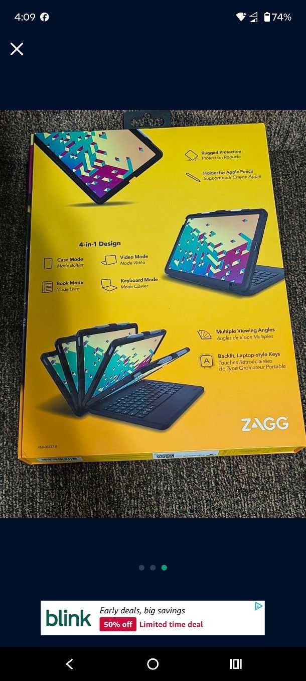 iPad 11inch Rough Case & Keyboard (Air, iPad, Pro)