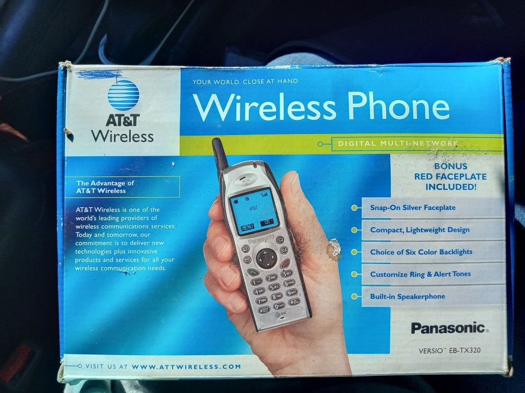 AT&T WIRELESS PHONE PANASONIC
VERSIO EB-TX320