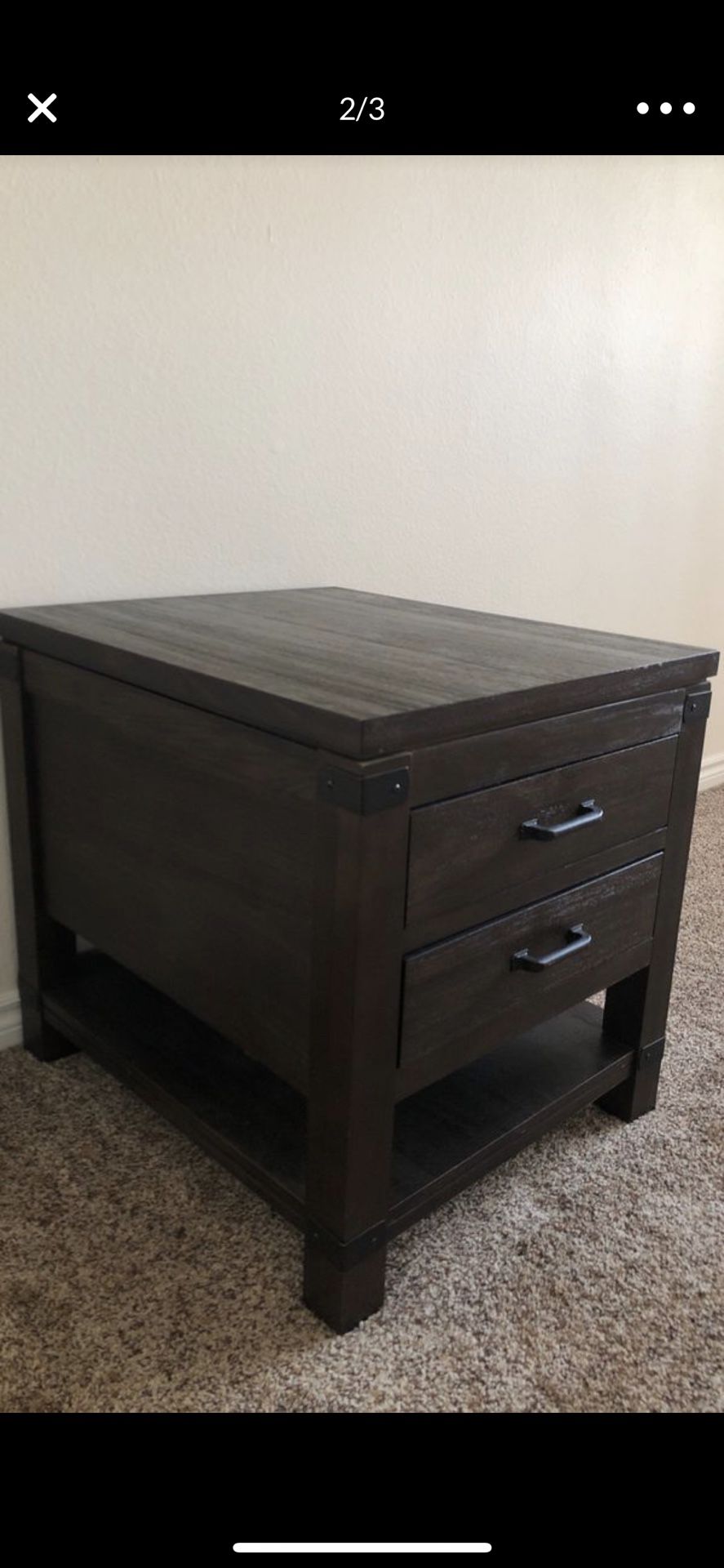 Industrial Side Table / Night Stand (Only 1)