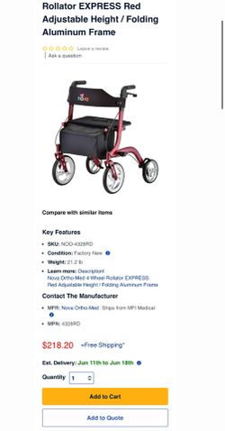 Walker Rollator express