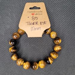 10mm Tiger Eye Bracelet